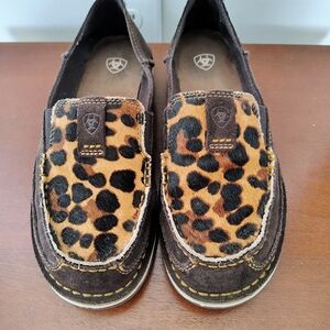 Ariat Womens Cruiser Suede Leather Hair-On Slip-On Shoe Size 7B